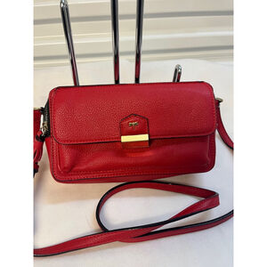 Kate Landry Red Charlie Crossbody Bag Small